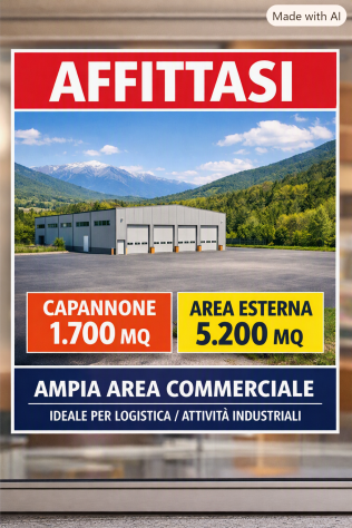 Capannone mq 1.700 + 5.000 mq area esterna CR - Foto 2