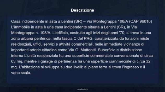 Immobile in asta di 63 m², box auto in vendita a Lentini - Foto 13