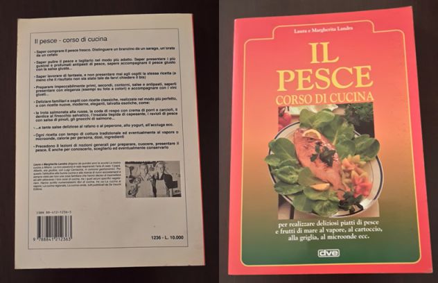 IL PESCE CORSO DI CUCINA DI L. e M. LANDRA, GIOVANNI DE VECCHI EDITORE 1994. - Foto 6