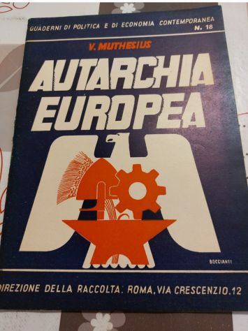 Muthesius ,Autarchia Europea.