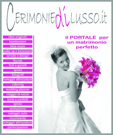 STARTUP CERIMONIEdiLUSSO.IT IL PORTALE WEDDING