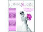 STARTUP CERIMONIEdiLUSSO.IT  IL PORTALE WEDDING