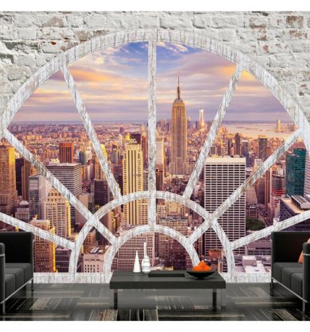 Fotomurale Adesivo Con La Finestra Di New York Arredalacasa