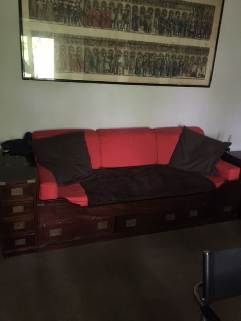 divano letto in mogano stile VECCHIA MARINA