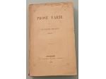 Prose Varie" di Giuseppe Baccini, pubblicata a Firenze nel 1884.