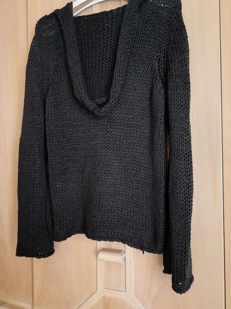 CARDIGAN CON CAPPUCCIO IN COTONE