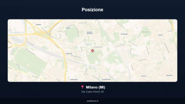 Immobile in asta di 182 m² con più di 5 locali e box auto doppio in vendita a Milano - Foto 18