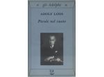 ADOLF LOOS PAROLE NEL VUOTO