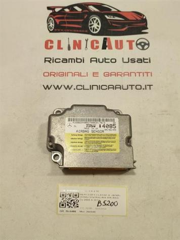 CENTRALINA AIRBAG MERCEDES Classe A W169 4° Serie A1698204085 266940 (08)