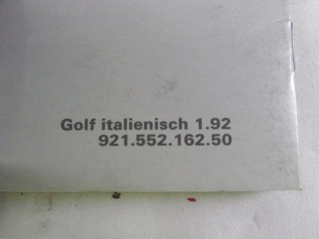 LIBRETTI USO E MANUTENZIONE VOLKSWAGEN GOLF 3 2.0 B 85KW 5M 5P (1994) RICAMBIO USATO - Foto 3