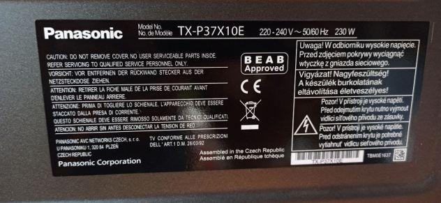 Tv Panasonic Viera 37" plasma hd - Foto 2