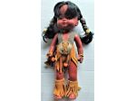 Vintage HAWAIAN DOLLS bambolina anni 60 vestita da indiana made hong kong