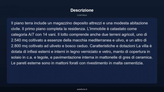 Immobile in asta di 414 m² con più di 5 locali in vendita a Sant'Agata di Militello - Foto 15