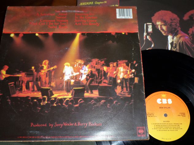 BOB DYLAN - Saved - LP / 33 giri + inner 1980 CBS Italy - Foto 2