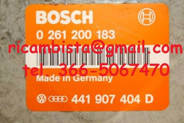 0261200183 441907404D Audi V8 Quattro centralina motore Motronic - Foto 2