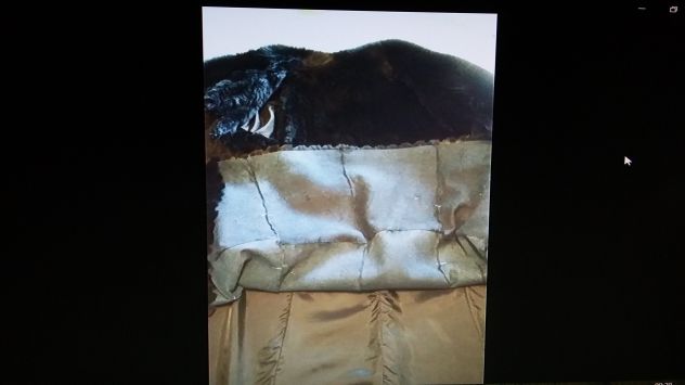 cappotto in pelle di vitello e pelliccia di volpe - Foto 3