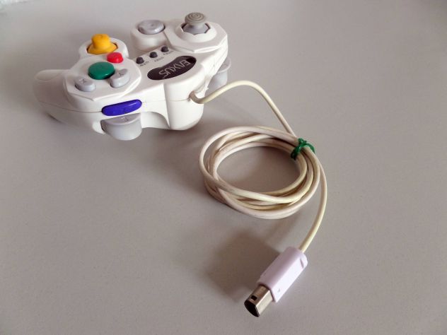 Joypad Nintendo Gamecube compatibile "EAXSUS" bianco - Foto 3