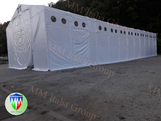 Tendostrutture 6 x 16 x 3,0 mt. telo in pvc Ignifugo certificato a Teramo - Foto 3