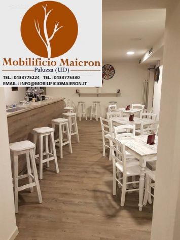 Tavoli Reggio Emilia Per Arredamento Bar Ristorante Pizzeria Stile Shabby Chic - Foto 4