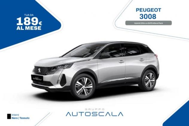 PEUGEOT 3008 Hybrid 225cv e-EAT8 Allure Pack rif. 23258208