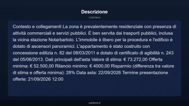 Immobile in asta di 43 m² in vendita a Palermo - Foto 13