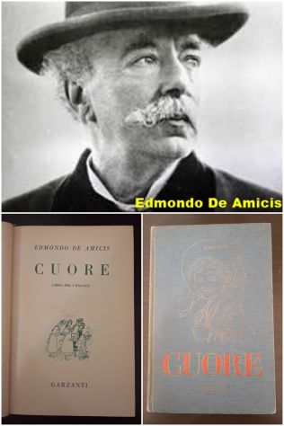 CUORE, Edmondo De Amicis, GARZANTI 1961, Ed. ill. BRUNO ANGOLETTA.