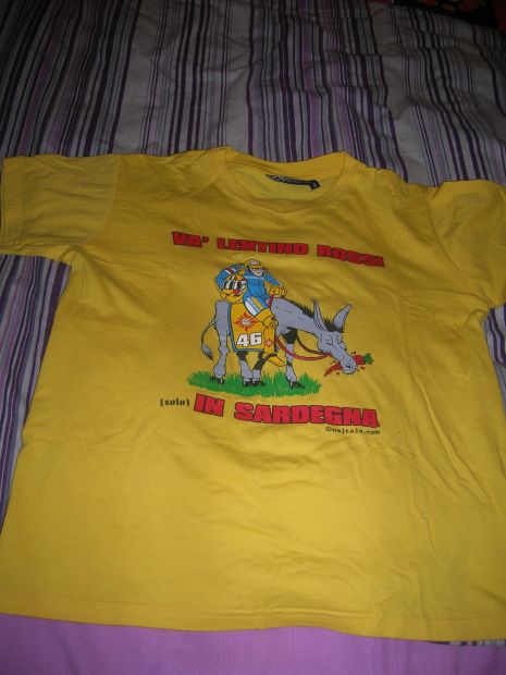 T-shirt scherzosa Valentino Rossi fan taglia S