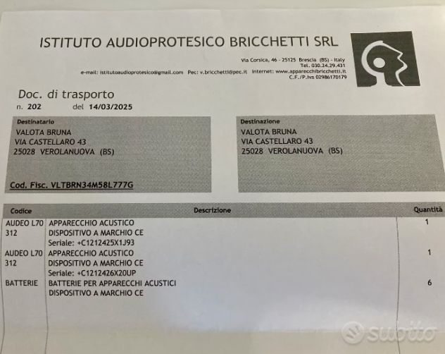 Apparecchi Acustici Phonak Audéo L70 Bricchetti Brescia - Garanzia 2027 - Foto 4