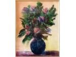 Olio su tela di Fausta Pergolini-1969-70ca-Vaso di Fiori-