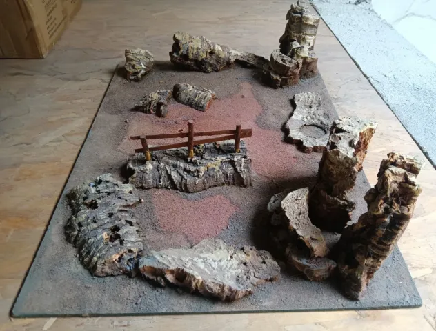 Plastico scenario diorama soldatini western ambiente far west cowboy indiani - Foto 5