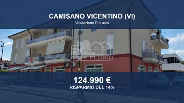 Immobile in asta di 102 m², box auto in vendita a Camisano Vicentino