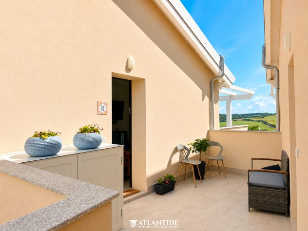 Nuovo attico vista mare con piscina condominiale a Castelsardo - Foto 9