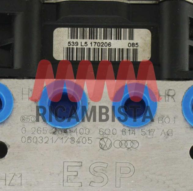 6Q0614517AG Volkswagen Polo 1.8 centralina ABS gruppo pompa Bosch - Foto 2