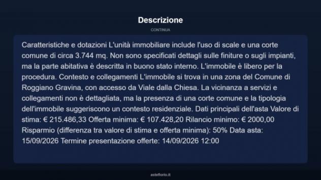 Immobile in asta di 469 m² in vendita a Roggiano Gravina - Foto 17