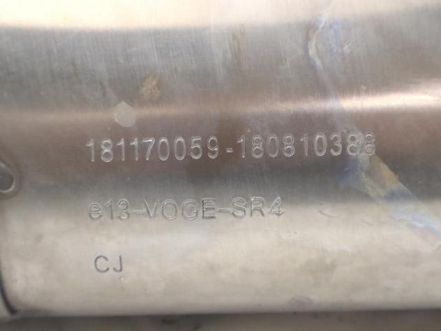 VOGE SFIDA SR4 1811700590001 MARMITTA SILENZIATORE SCARICO 22 - 24 MUFFLER - Foto 3