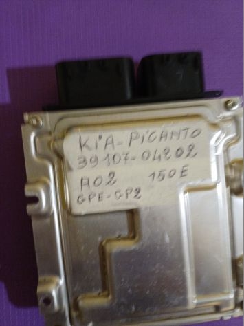 Kia PICANTO 2018 1.0 Benzina Controllo Motore Unità ECU 39107-04202 9001190160 - Foto 2