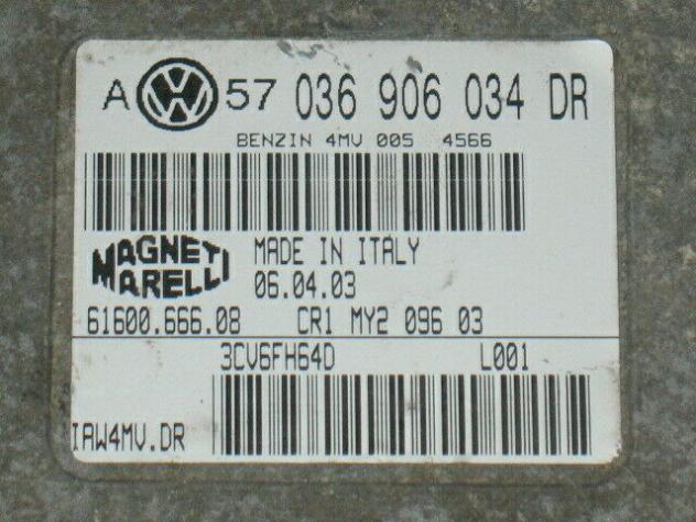 036906034dr ECU vw volkswagen golf 1.6 iaw4mv.dr 036906034dr 61600.666.08 - Foto 2