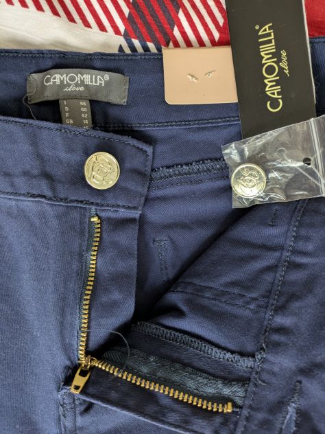DONNA Pantalone Camomilla 46 blu marino - Foto 5