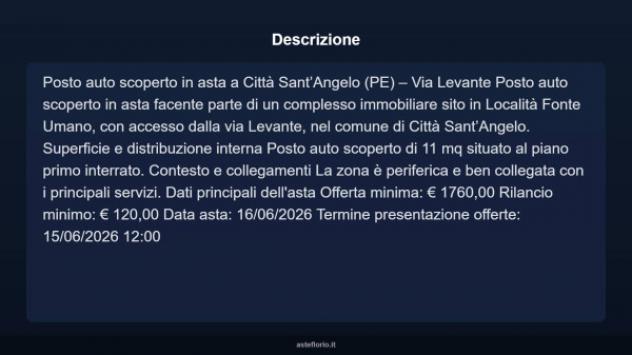 Immobile in asta di 11 m² in vendita a Città Sant'Angelo - Foto 3