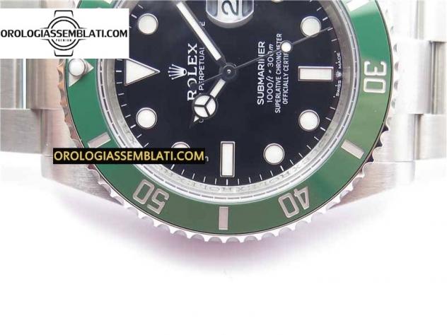 Rolex Replica SUBMARINER 41MM 126610 LV KERMIT 904L ACCIAIO 1:1 MIGLIOR EDIZIONE 3235 - Foto 7
