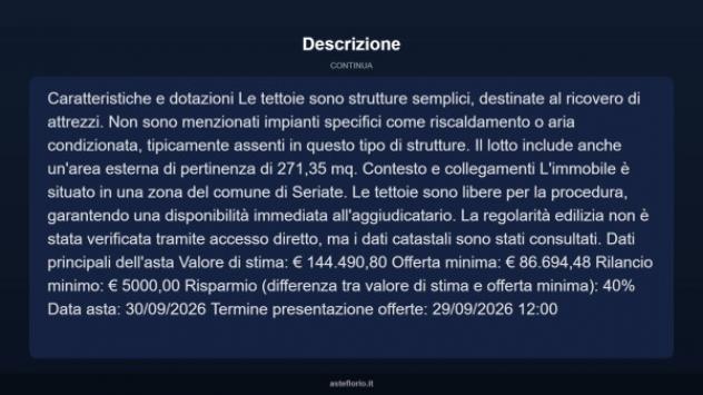 Immobile in asta di 330 m² in vendita a Seriate - Foto 5