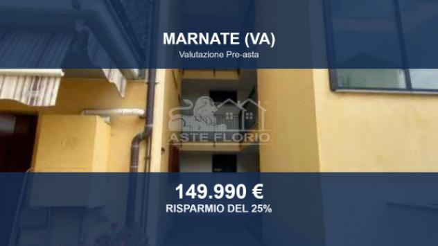 Immobile in asta di 135 m² con più di 5 locali e box auto in vendita a Marnate