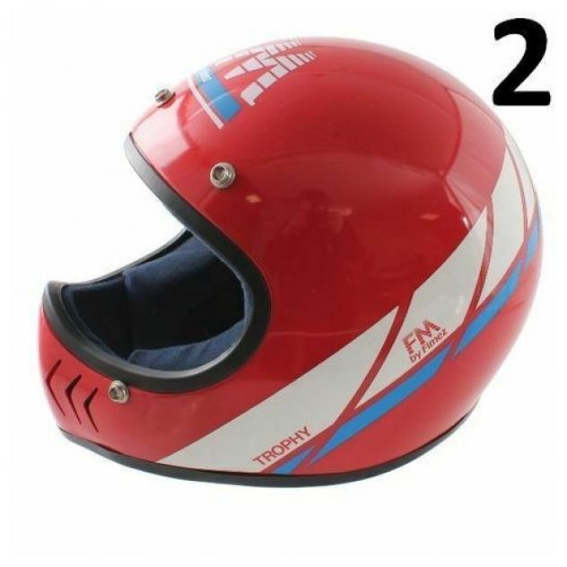 Casco epoca FM Fimez Trophy rosso - Foto 6