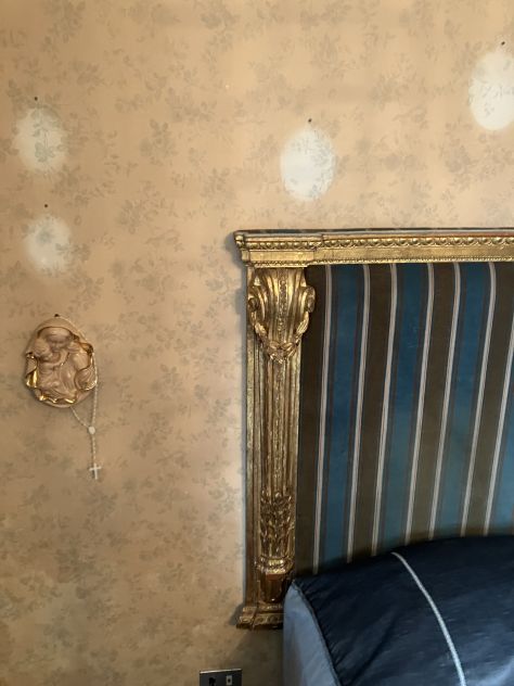 TESTATA PER LETTO RICAVATA DA UN'ANTICA PALA D'ALTARE - Foto 4