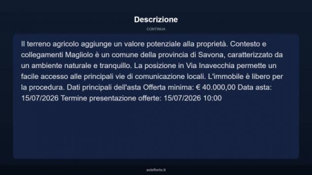 Immobile in asta di 127 m² con più di 5 locali e box auto in vendita a Magliolo - Foto 4