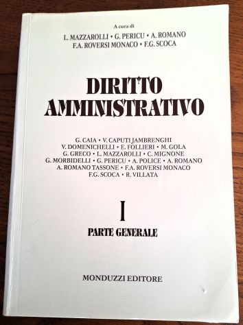Diritto Amministrativo I parte generale