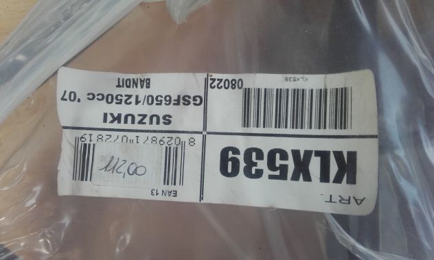 Kit portavaligie laterali Suzuki Bandit 1250