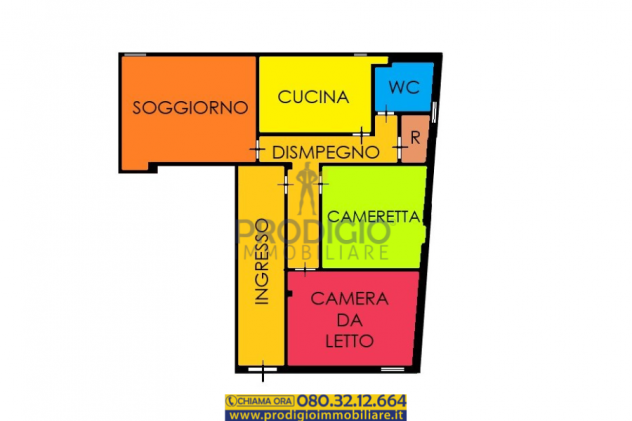Comodo e personalizzabile trilocale a due passi dal porto in vendita a Molfetta - Foto 10