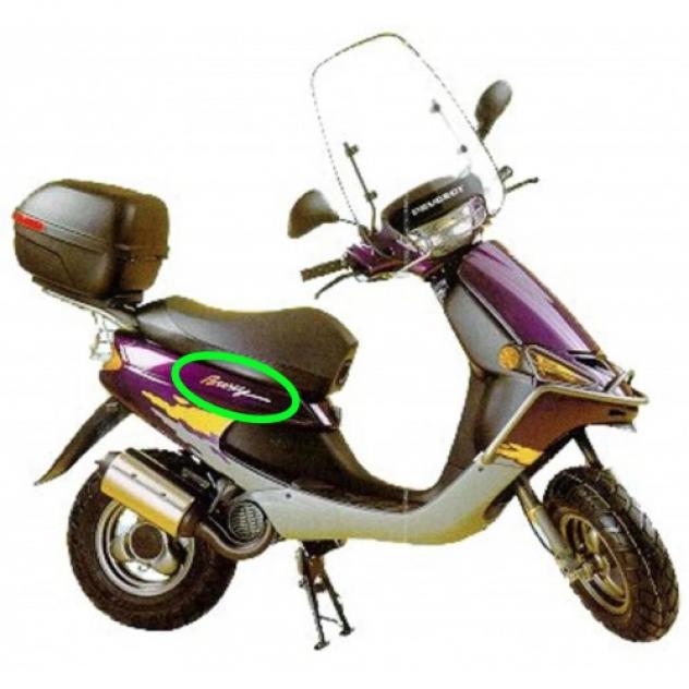 Adesivo fianco posteriore per Peugeot Buxy - 731389 - Foto 2