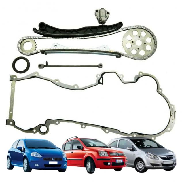 Kit catena distribuzione rinforzato SKF Fiat 1.3 multijet